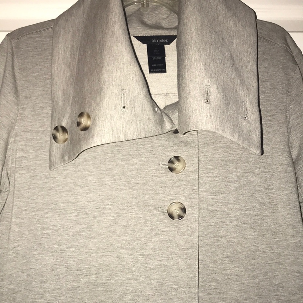 Grey Button Up Jacket - image 2